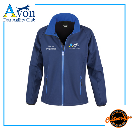 Avon Dog Agilty Club - Ladies Softshell Jacket