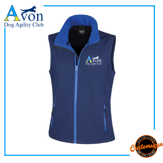 Avon Dog Agilty Club - Ladies Softshell Gilet
