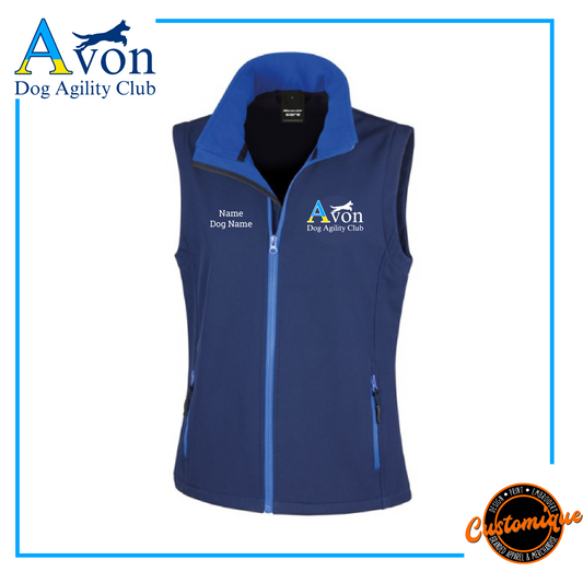 Avon Dog Agilty Club - Mens Softshell Gilet