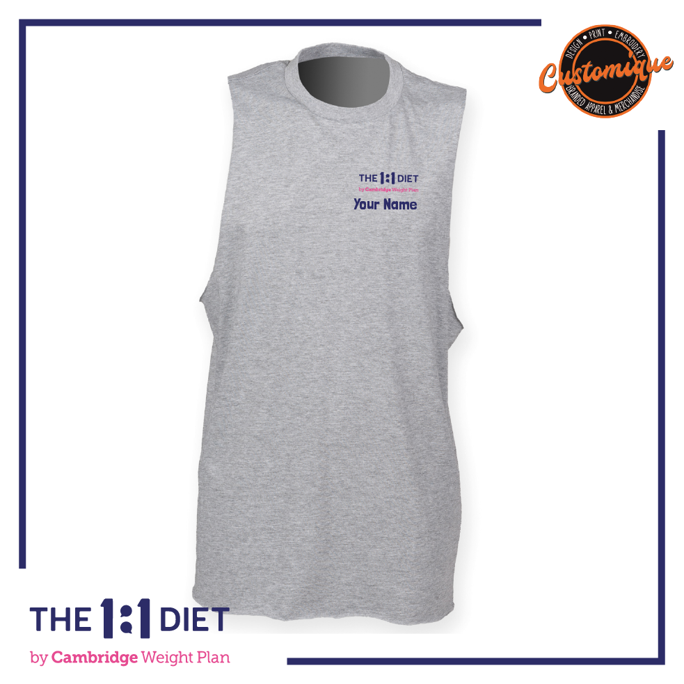 The 1:1 Diet -  Mens High Neck Vest