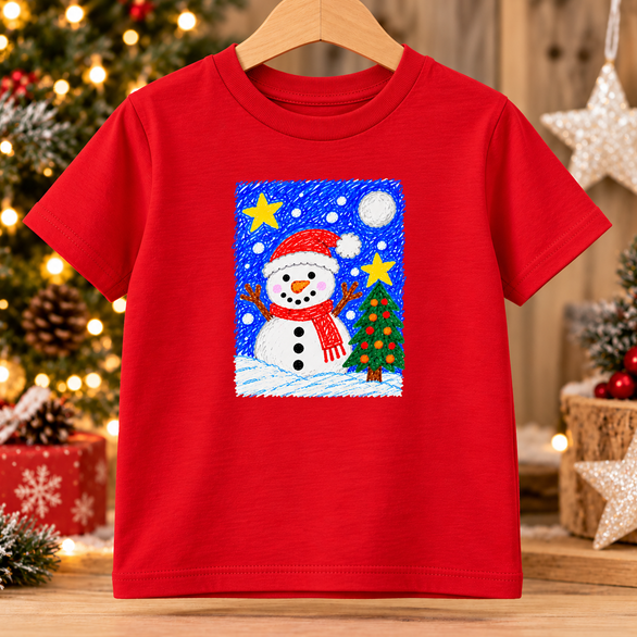 Personalised Christmas T-shirt - Kids