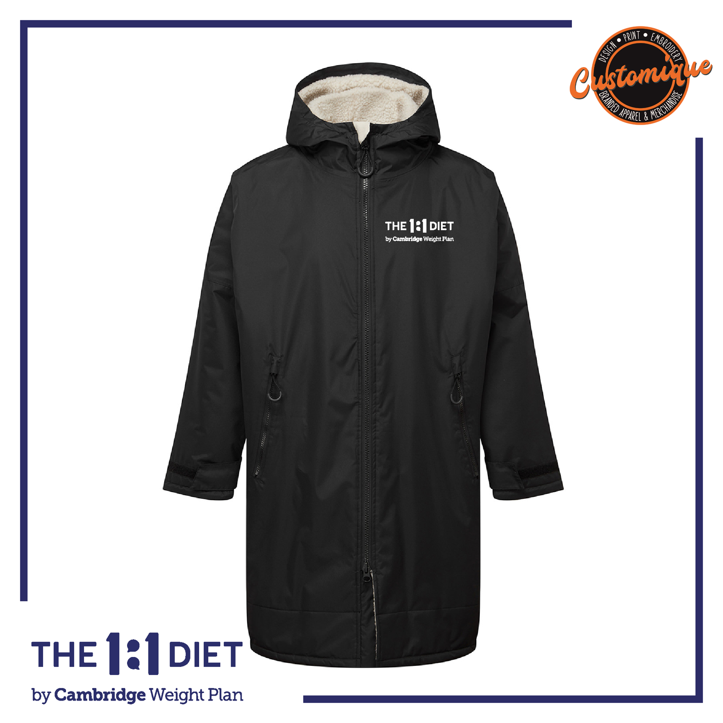 The 1:1 Diet - UNISEX All Seasons Waterproof Robe