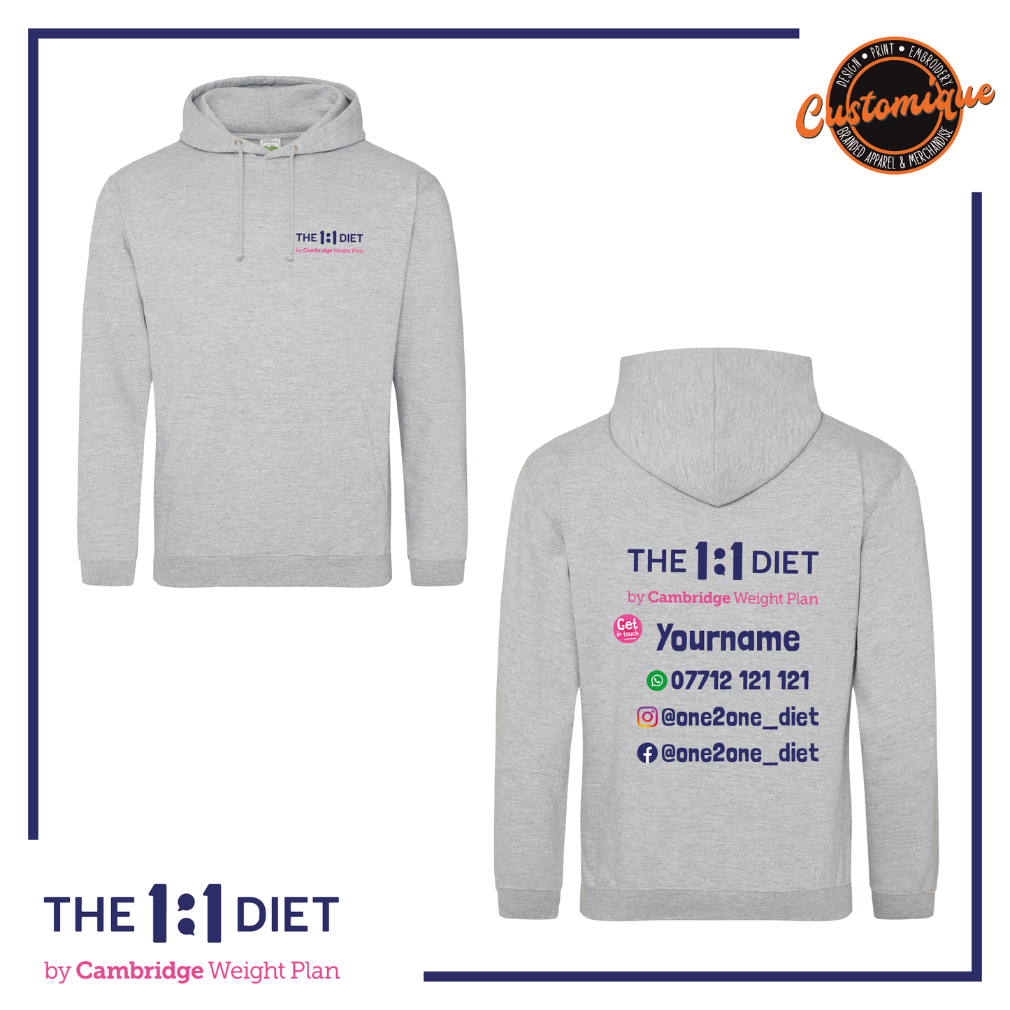 The 1:1 Diet - UNISEX Hoodie