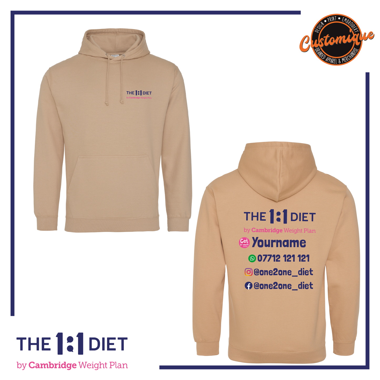 The 1:1 Diet - UNISEX Hoodie