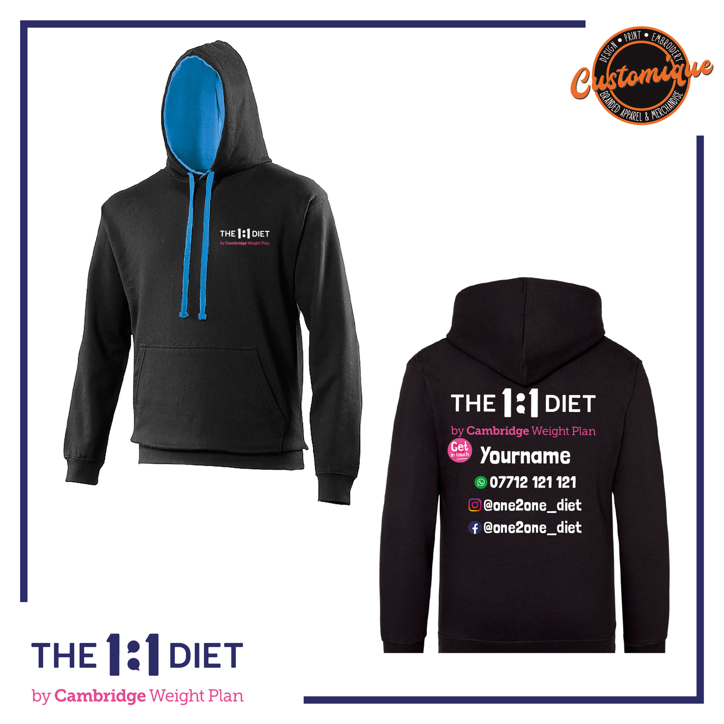 The 1:1 Diet - UNISEX Varsity Hoodie