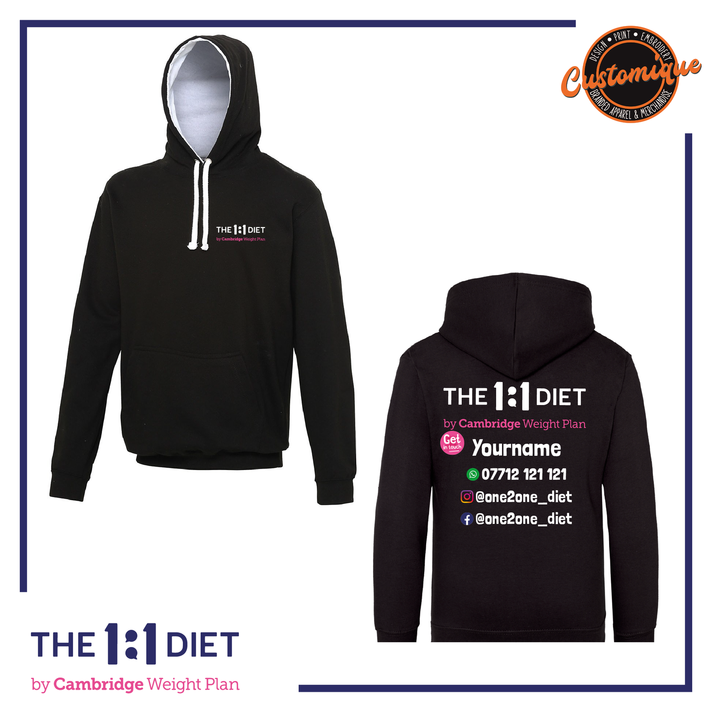 The 1:1 Diet - UNISEX Varsity Hoodie