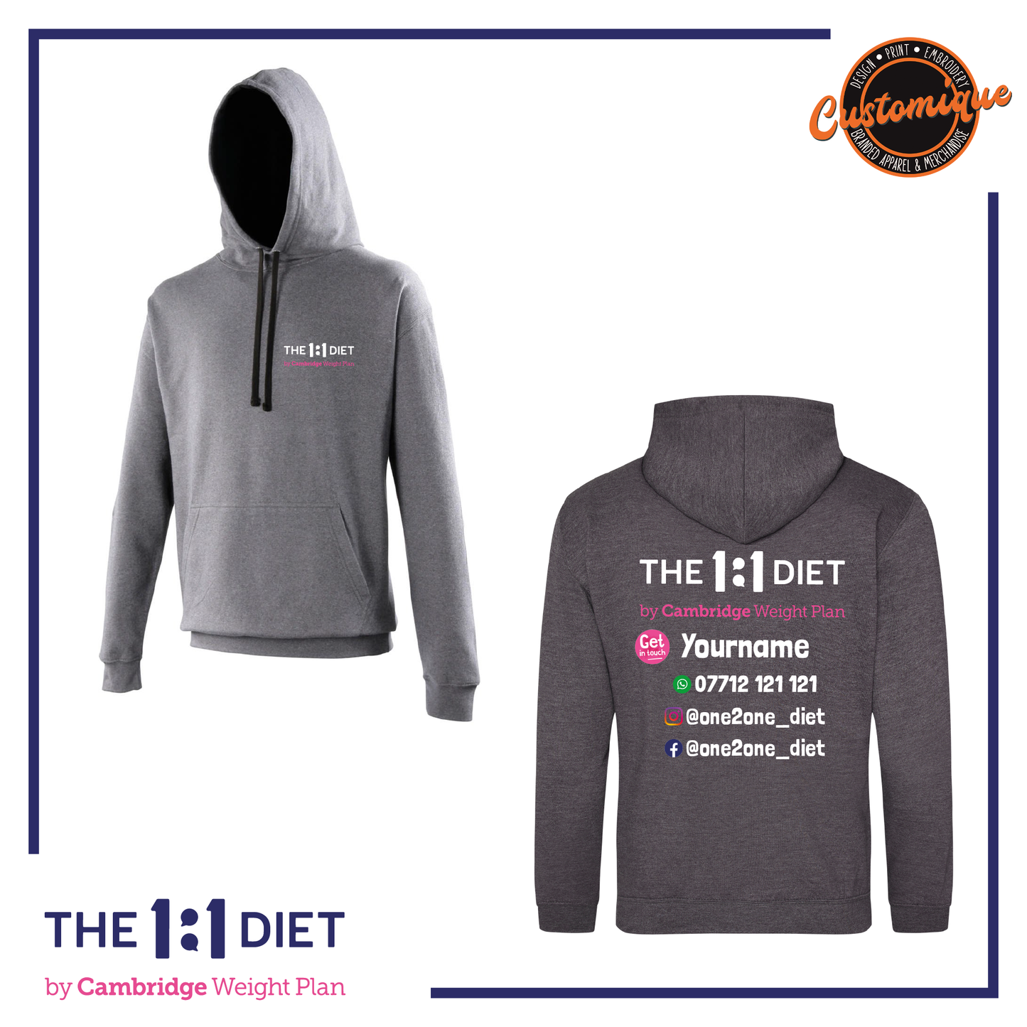 The 1:1 Diet - UNISEX Varsity Hoodie