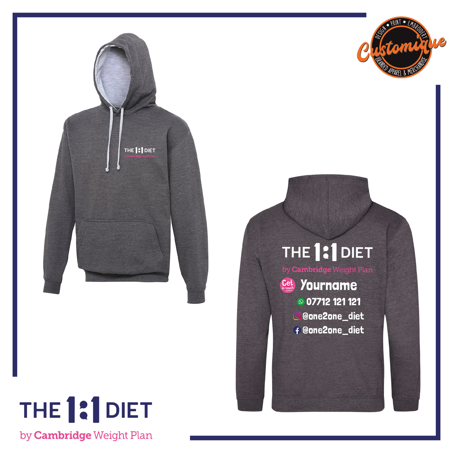 The 1:1 Diet - UNISEX Varsity Hoodie