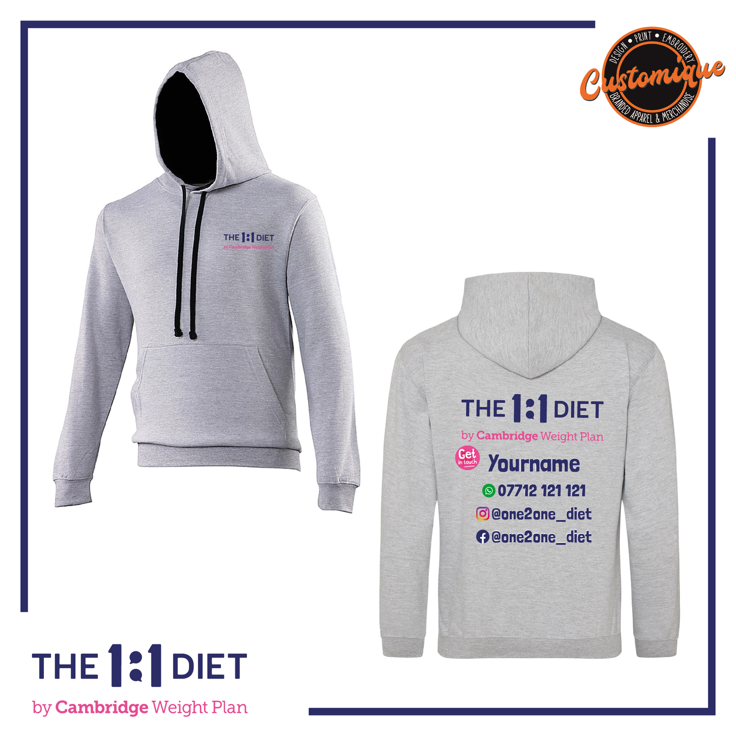 The 1:1 Diet - UNISEX Varsity Hoodie