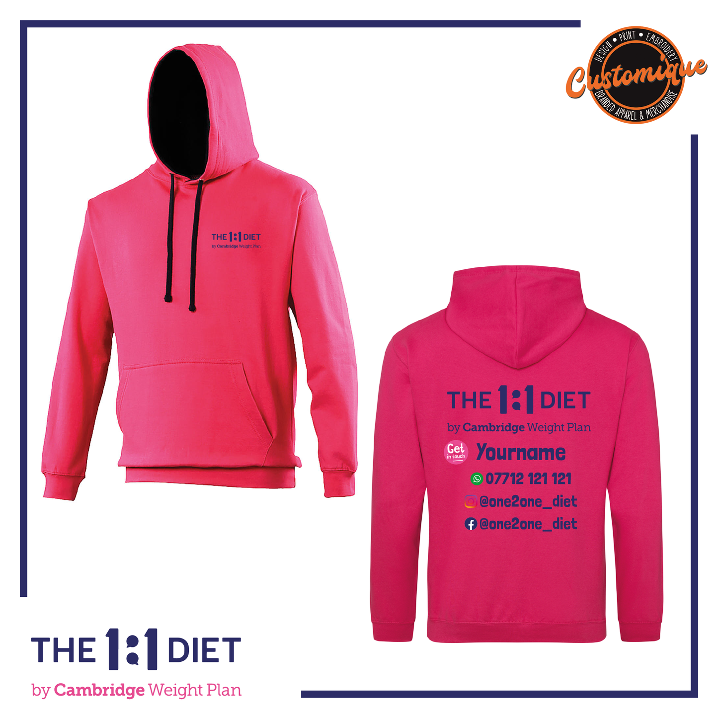 The 1:1 Diet - UNISEX Varsity Hoodie