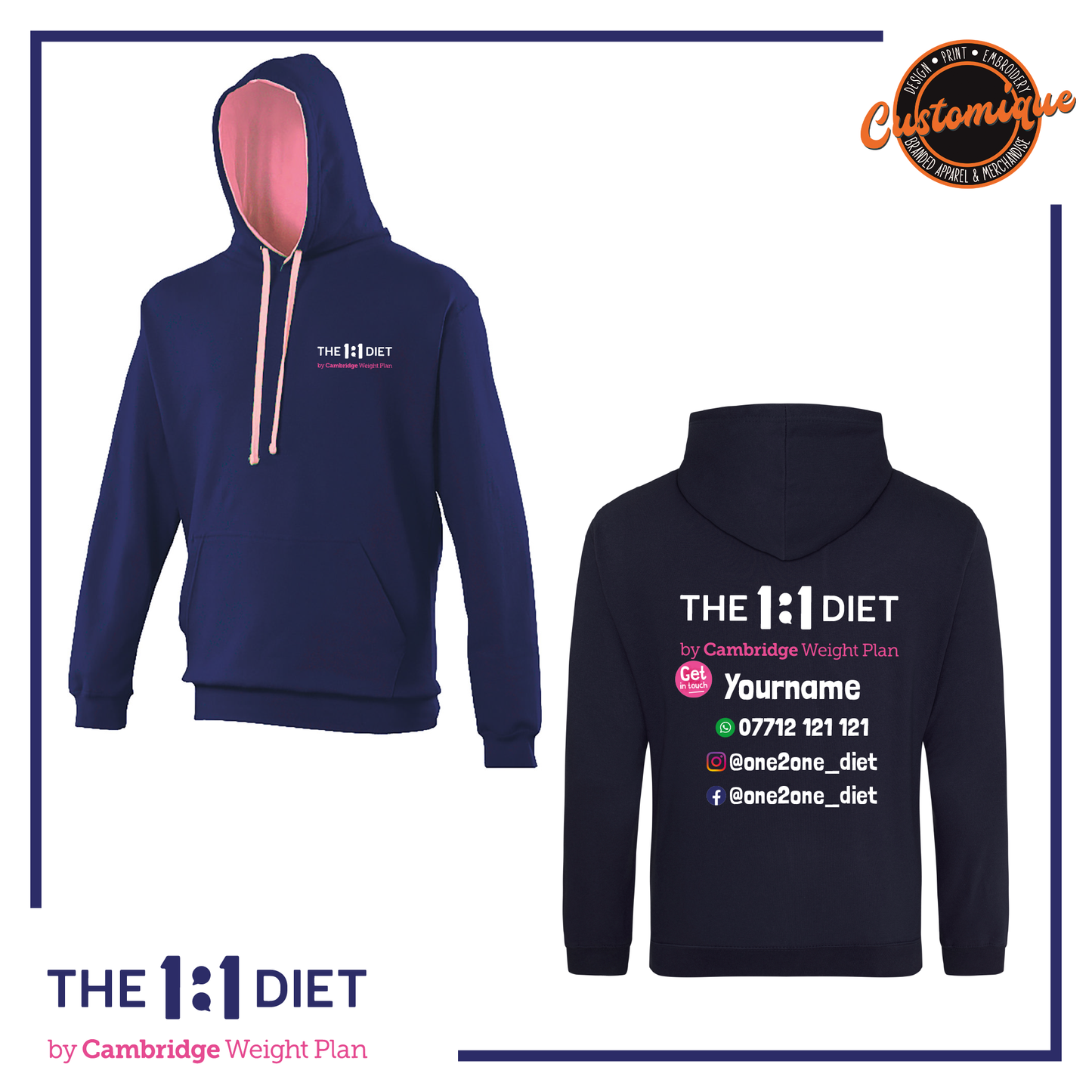 The 1:1 Diet - UNISEX Varsity Hoodie