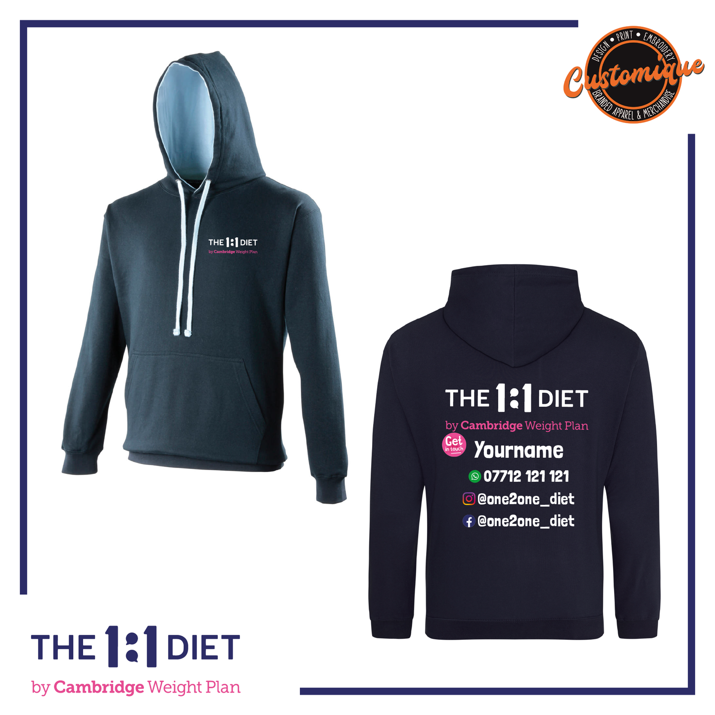The 1:1 Diet - UNISEX Varsity Hoodie