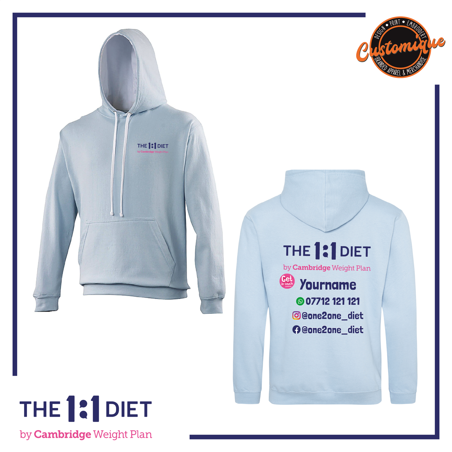 The 1:1 Diet - UNISEX Varsity Hoodie