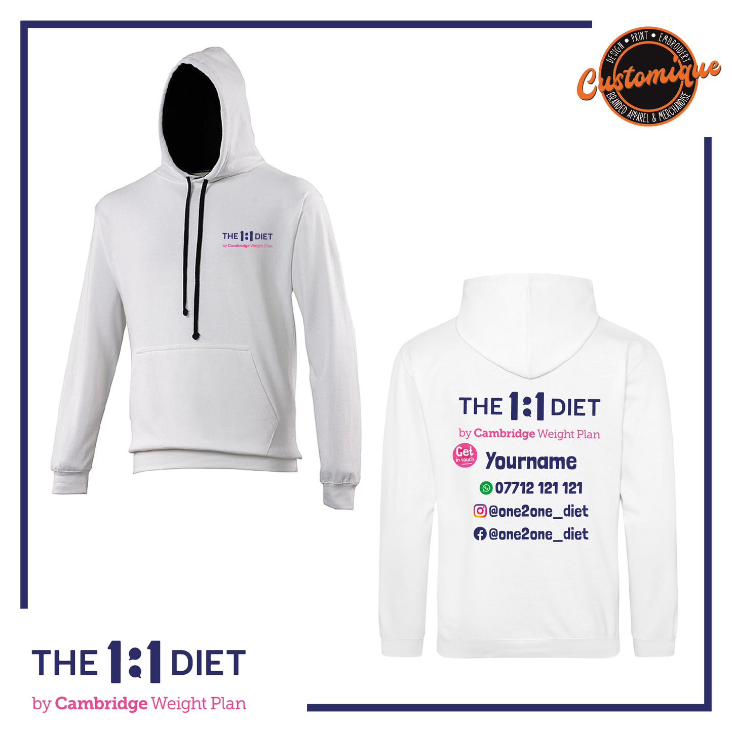 The 1:1 Diet - UNISEX Varsity Hoodie