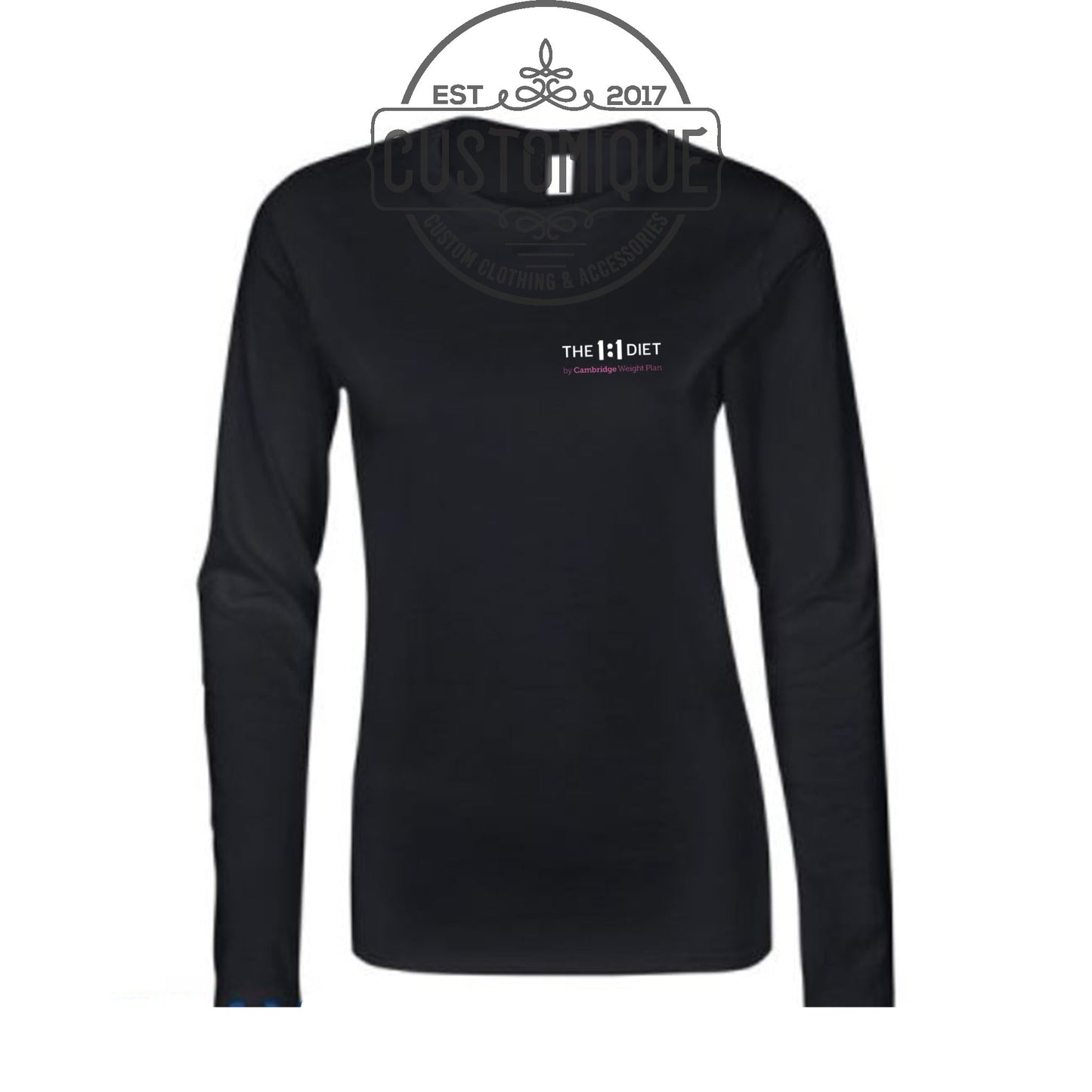 The 1:1 Diet - Ladies Long Sleeve T-Shirt