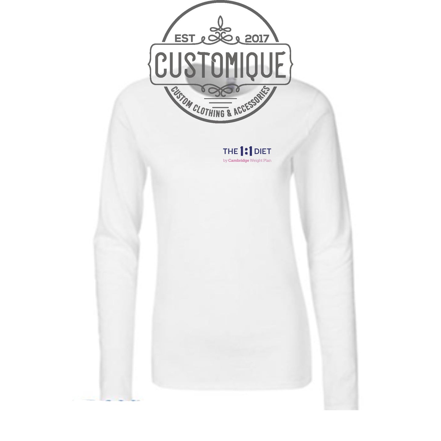 The 1:1 Diet - Ladies Long Sleeve T-Shirt