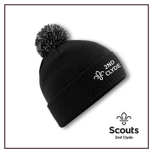 2nd Clyde Scouts - Embroidered Pom-Pom Beanie