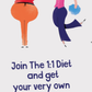 The 1:1 Diet - Roller Banner