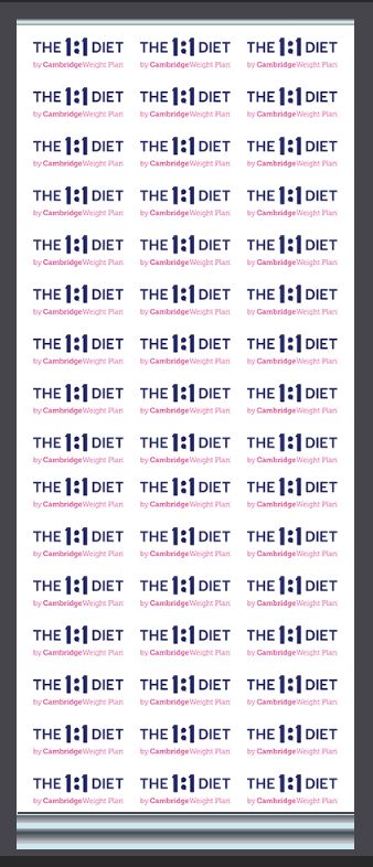 The 1:1 Diet - Roller Banner