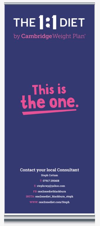 The 1:1 Diet - Roller Banner