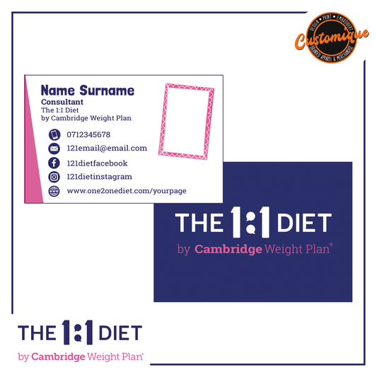 The 1:1 Diet - Photograph Business Cards