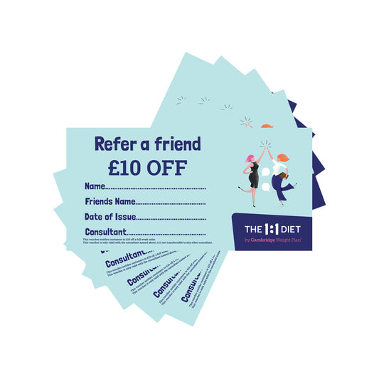 The 1:1 Diet - Refer a Friend - Client Money Off Voucher