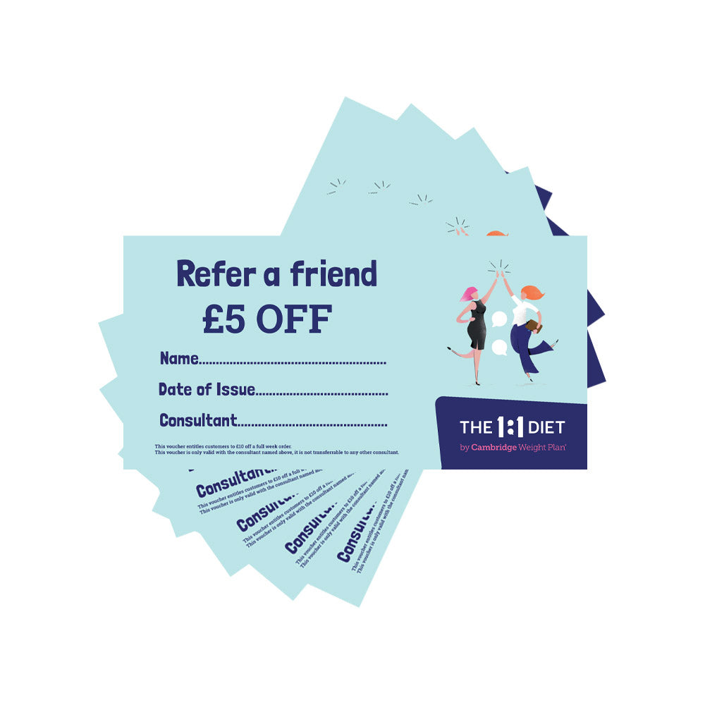 The 1:1 Diet - Refer a Friend - Client Money Off Voucher