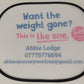 The 1:1 Diet - Car Sign Pack