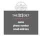 The 1:1 Diet - Rear Car Windscreen Cling