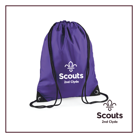 2nd Clyde Scouts - Purple Gym Bag
