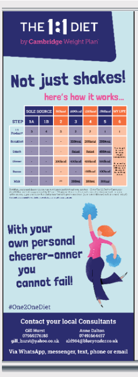 The 1:1 Diet - Roller Banner
